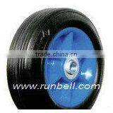 Solid Rubber Trolley Casters and Wheels 7"X1.5"