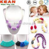 China Factory Wholesale Silicone Beaded Necklace for Baby Teething thumbnail-6
