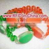 Lowest Price!! RFID Bracelets Rubber China Producer With OEM RFID Proximity Wristbands