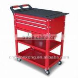 Compact Mobile Tool Chest, Compact Mobile Tool Cabinet with Red Powder Coating Finishing and Ideal for Workshop/Garage