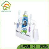 Plastic Toothbrush & ToothPaste Holder Stand Set Organizer thumbnail-1
