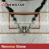 Newstar Bianco Marble Slabs Bookmatched White Dolomite Marble thumbnail-1