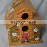 Wooden Bird House Decorations thumbnail-1