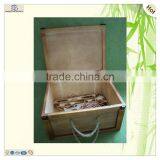 Decorative Six Bottle Pack Wood Beer Wine Gift Box thumbnail-4