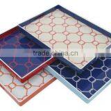 High Quality Best Selling Acrylic Lacquered Serving Rectangle Tray From Vietnam thumbnail-1
