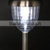 2-PC Stainless Steel Solar Path Light Outdoor LED Landscape Lawn Garden Lamp - 158 mm thumbnail-4