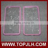 Blank UV Case for Iphone 6 Plus , UV Transparent Mobile Phone Case With Tpu Side thumbnail-3
