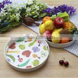Hot-sell Eco Bamboo Fiber Serving Tray With Print thumbnail-4