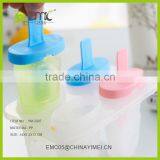 Set of 4 Plastic Ice Cream Stick Mould Ice Mold With Handle Ice Cube Machine thumbnail-2
