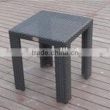 Soho Haiti Aluminum Square Rattan Table With Tempered Glass thumbnail-3