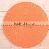 Placemat Round Orange Color