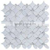 MM-CV271 Top Quality Cheap Natural Stone Flower Marble Mosaics Tile for Sale