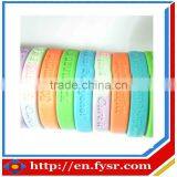 Multi-colors Bracelets Silicone Wristband thumbnail-1