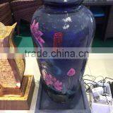 High Quality Classic Water Founatin Large Vase With Flower Pattern thumbnail-2