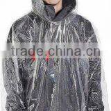 Disposable Plastic Poncho Raincoats With Long Sleeves thumbnail-1