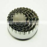 47099 5 Pcs Round Shape Stainless Steel Cookie Cutter Set thumbnail-5