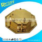 Home Decoration Metal Gold Plated Table Alarm Clock Decor thumbnail-3