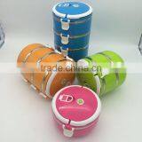 Round Shape Stainless Steel Takeaway Food Container With Handle thumbnail-5