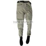 Waist Waders for Fishing With Pocket Conect With PVC Boot Breathable Waterproof Material High Quality thumbnail-5