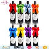 Wholesale Cheap Customized Fancy Pre Tied Ribbon Bows for Jar,wine Bottle thumbnail-1