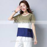 Oversized Casual T Shirt With Front Printed Logo Short Sleeves Womens T Shirt thumbnail-5