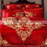 Textile Wedding Red Linens, Bedding Wedding Satin Sheets thumbnail-5