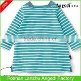 Children Wear Girls Cotton Interlock Long Sleeve Striped t Shirt thumbnail-1