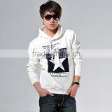 Classic White Long Sleeve Men's Hoody thumbnail-2