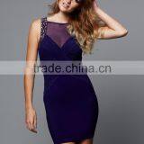 Ladies Black Lace Evening Dress thumbnail-2