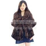 CX-B-M-58G Wholesale Fashionable Women Mink Fur Shawl And Stole thumbnail-5