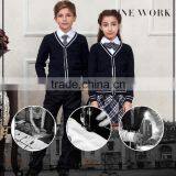 Blank Plain Color Knitting Cardigan School-uniform Sample thumbnail-2