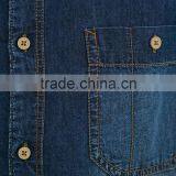 Top Quality Long Sleeve Washed Mens Denim Shirts thumbnail-4
