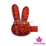 SPA052-5 Lovebaby New Design Girls Accessories Sequin Rabbit With Plastic Beautiful Clips thumbnail-3