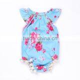 S33624W 2017 Flower Green Lovely Newborn Kids Baby Girls Jumpsuit Romper thumbnail-2