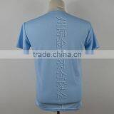 Light Blue Color Dry Fit Mens Tshirt for Promotion thumbnail-3