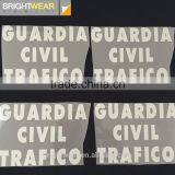 Relfective Logo Reflective Letters Reflective Words be Heated on Polo Shirt for Spain Market thumbnail-1