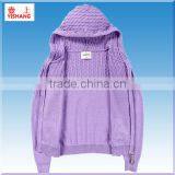 Woman With Hat and Sweater Coat Men's Fashion Sweater thumbnail-2