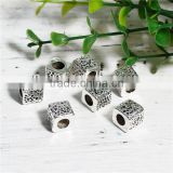 Zinc Based Alloy Spacer Beads Rectangle Antique Silver