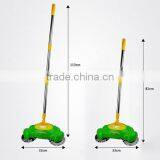 360 Degree Rotation Swirl Dustpan Broom Hand Propelled Floor Sweeper thumbnail-2