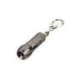 Custom Design Personalized Small Metal / Plastic Led Flashlight Key Chains Torch Promotion