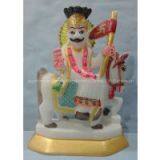 Hindu Folk Deity God Baba RamDev Pir Vishnu Krishna Marble Statue Figurine Sculp thumbnail-2