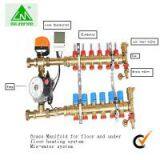 brass manifold for underfloor heating system