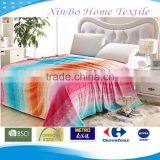 150*200cm Rainbow Printing Coral Fleece Plush Comfortable Blanket/Sofa Blanket thumbnail-1