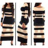 ROUND NECK BANDAGE DRESS