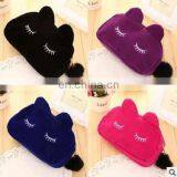 Coin Purse New 3D Girl Wallet Bag Ladies Face Zipper Mini Cat Animal Coin Purse Children's Purse Plush Coins Pouch Kawaii Bag thumbnail-2