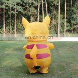 HI CE Cartoon Character Inflatable Pikachu Mascot Costume for Adult,funny Mascot Costume With High Quality thumbnail-4