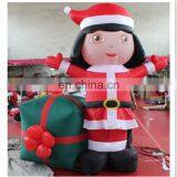New Design Inflatable Christmas Cartoon Figure With Gifts Boxes for Christmas Decoration thumbnail-2