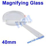 Wholesale Portable Handheld 40mm Plastic Magnifying Glass Loupe for Gift