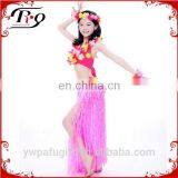 Hot Pink Hawaiian Skirt Set