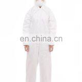 Protective Waterproof PP SMS Coverall With Hood and Feetcover for Working thumbnail-2